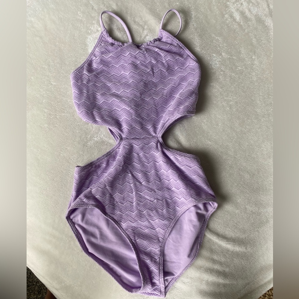 NWOT Abercrombie Kids Lavender Swimsuit